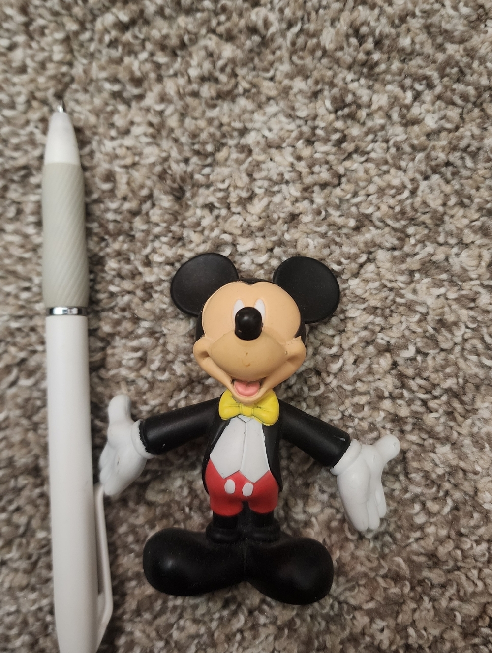 Disney Mickey Mouse Mini Figure - Black, Red, Yellow, White
